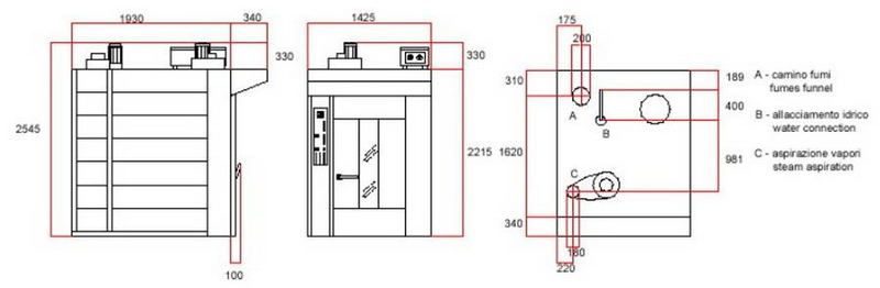 Фото Печь ротационная электрическая Bassanina Rotor 68 платформа 1