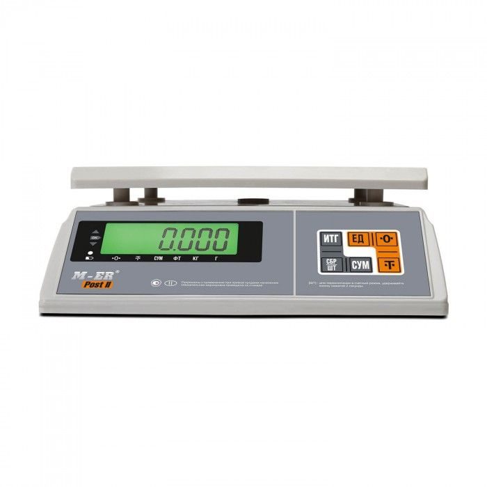 Фото Весы фасовочные MERTECH MERCURY M-ER 326FU-3.01 LCD без АКБ (по 5 в коробке) 1