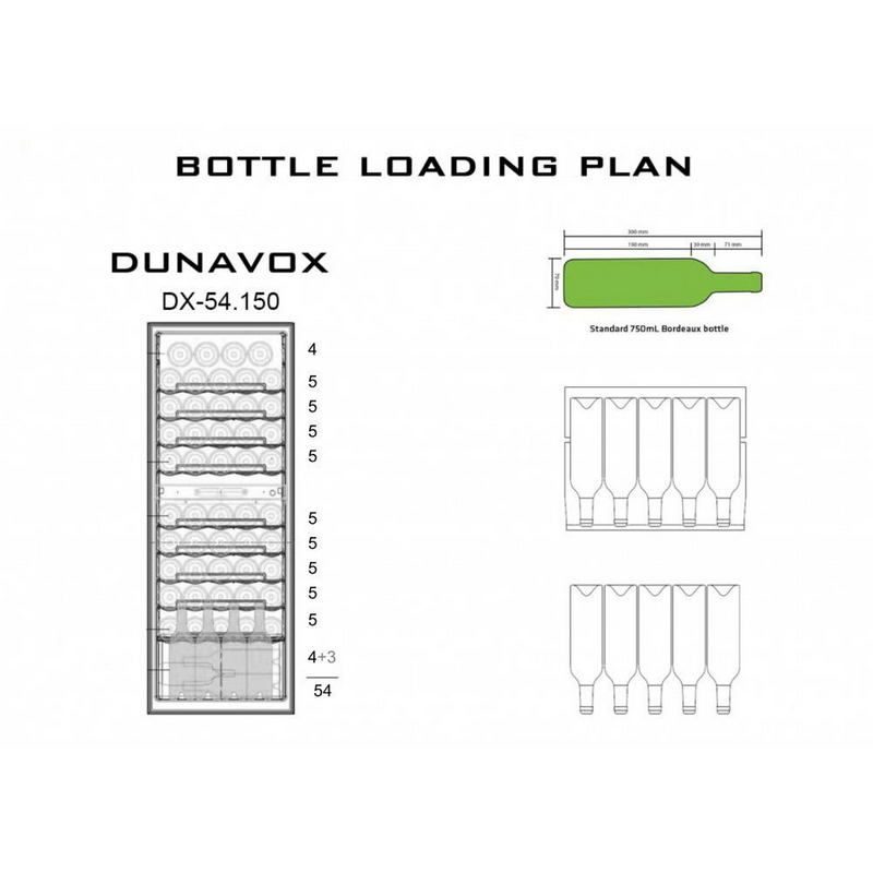 Фото Шкаф винный Dunavox DX-54.150DK 3