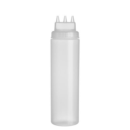 Фото Емкость для соуса Gastroplast 750 мл, D 70 мм, H 270 мм, 3 носика, прозрачная артикул 79222 2