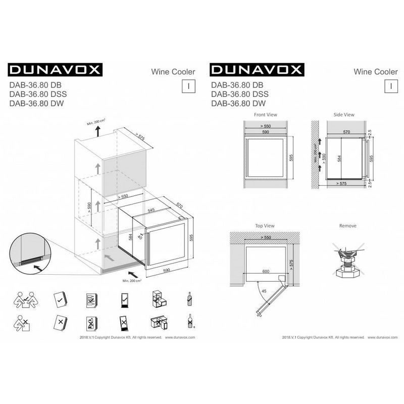 Фото Шкаф винный Dunavox DAB-36.80DB 4
