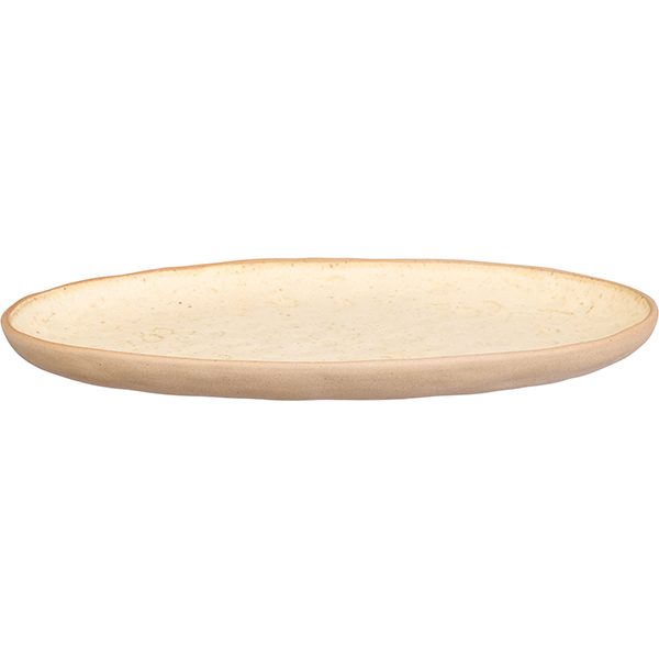 Фото Блюдо Kunstwerk Grasp 290х180 мм, H 23 мм овальное, керамика, бежевый — арт. 20726/beige 3