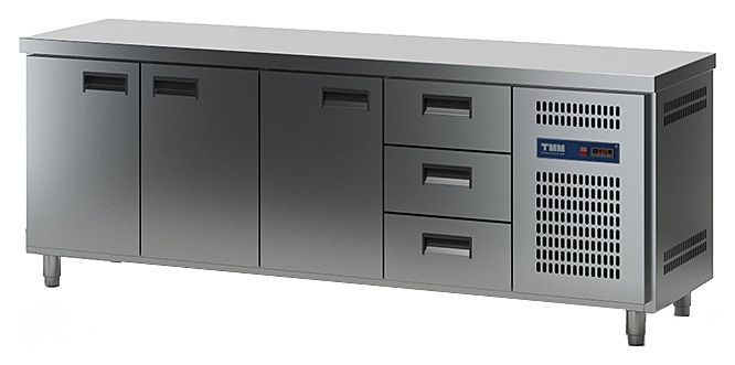 Стол холодильный ТММ СХСБ-К-2/3Д-3Я (2280х700х870)