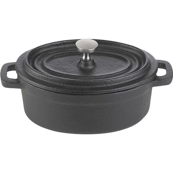 Фото Кастрюля для запекания ProHotel Ember Cast Matt 15701-12B 0,25 л, черный артикул 3051915 2