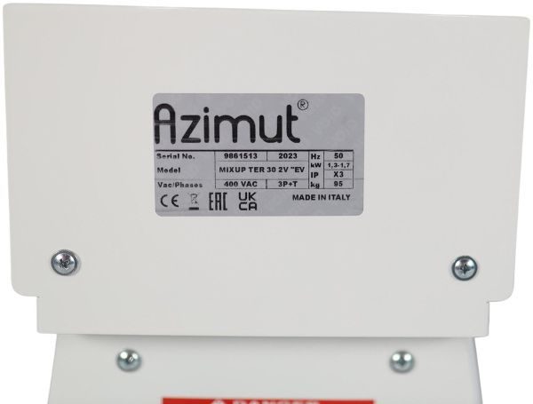 Фото Тестомес спиральный Azimut — арт. MIXUP TER 30 2V EVO 8