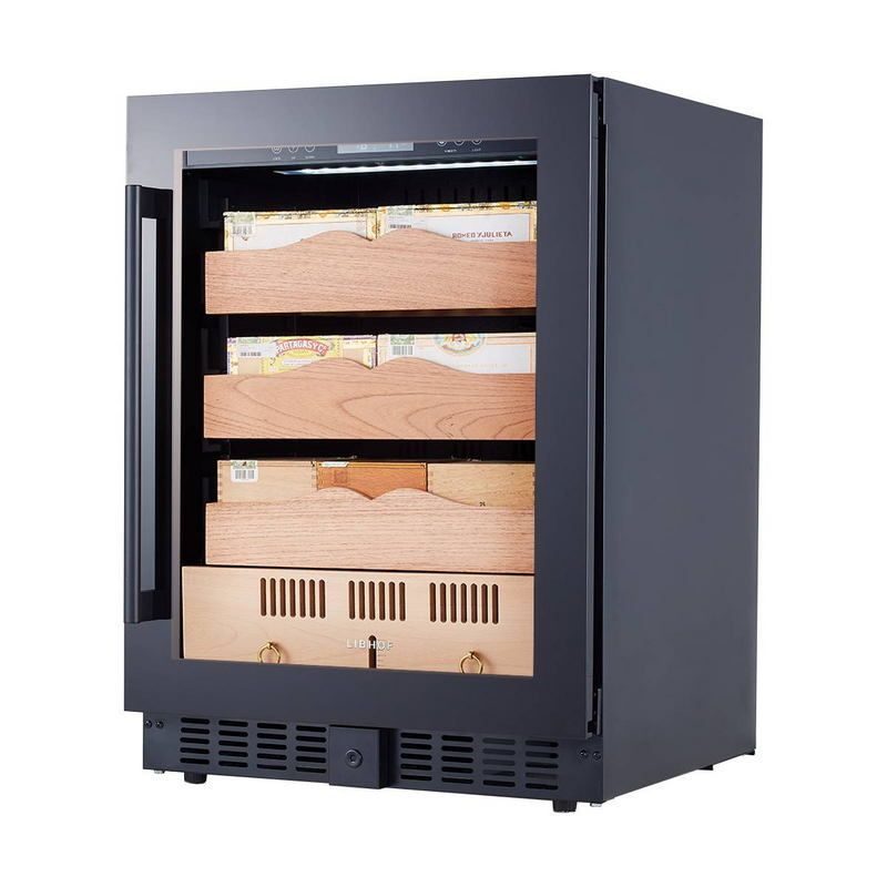 Фото Шкаф для сигар Libhof BR-650 black — арт. libbr650b 5