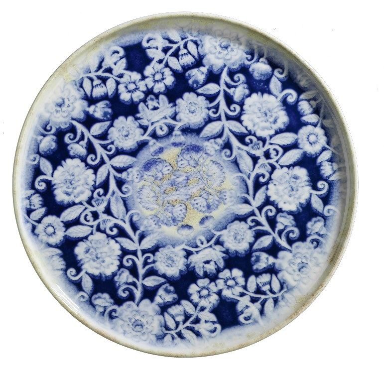 Тарелка Kutahya Blue Blanc артикул BNROT20DU891310