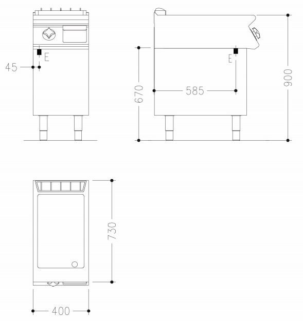 Фото Поверхность жарочная электрическая Mareno NFT74ELC2 1