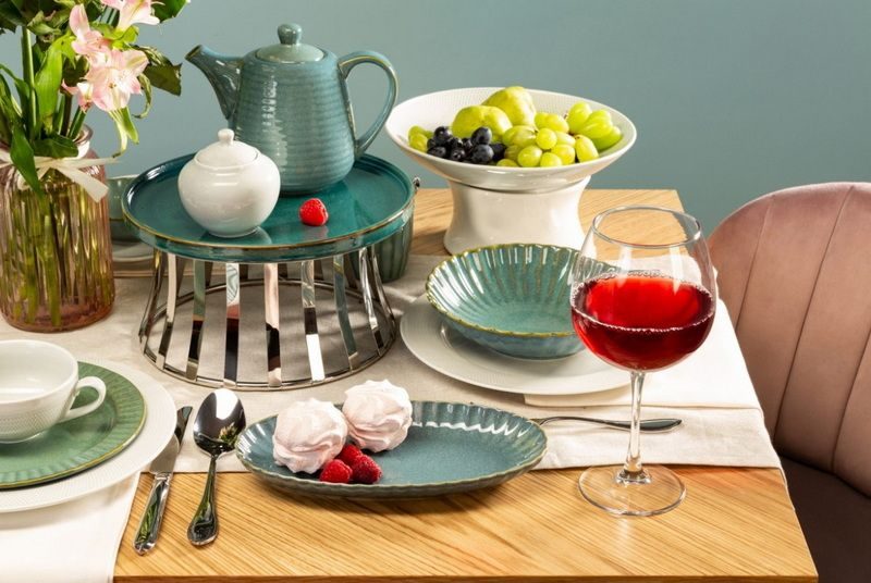 Фото Салатник Corone Rosenthal 150 мл, L 100 мм, B 70 мм голубой — арт. фк9913 9