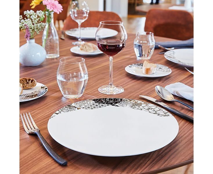 Фото Ложка для супа Chef&Sommelier Black Oak сталь нерж., металлич., черный, L 18 см — арт. T9209 2