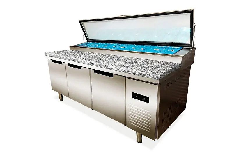Фото Стол для пиццы CLSY Saladetta 200 камень 4