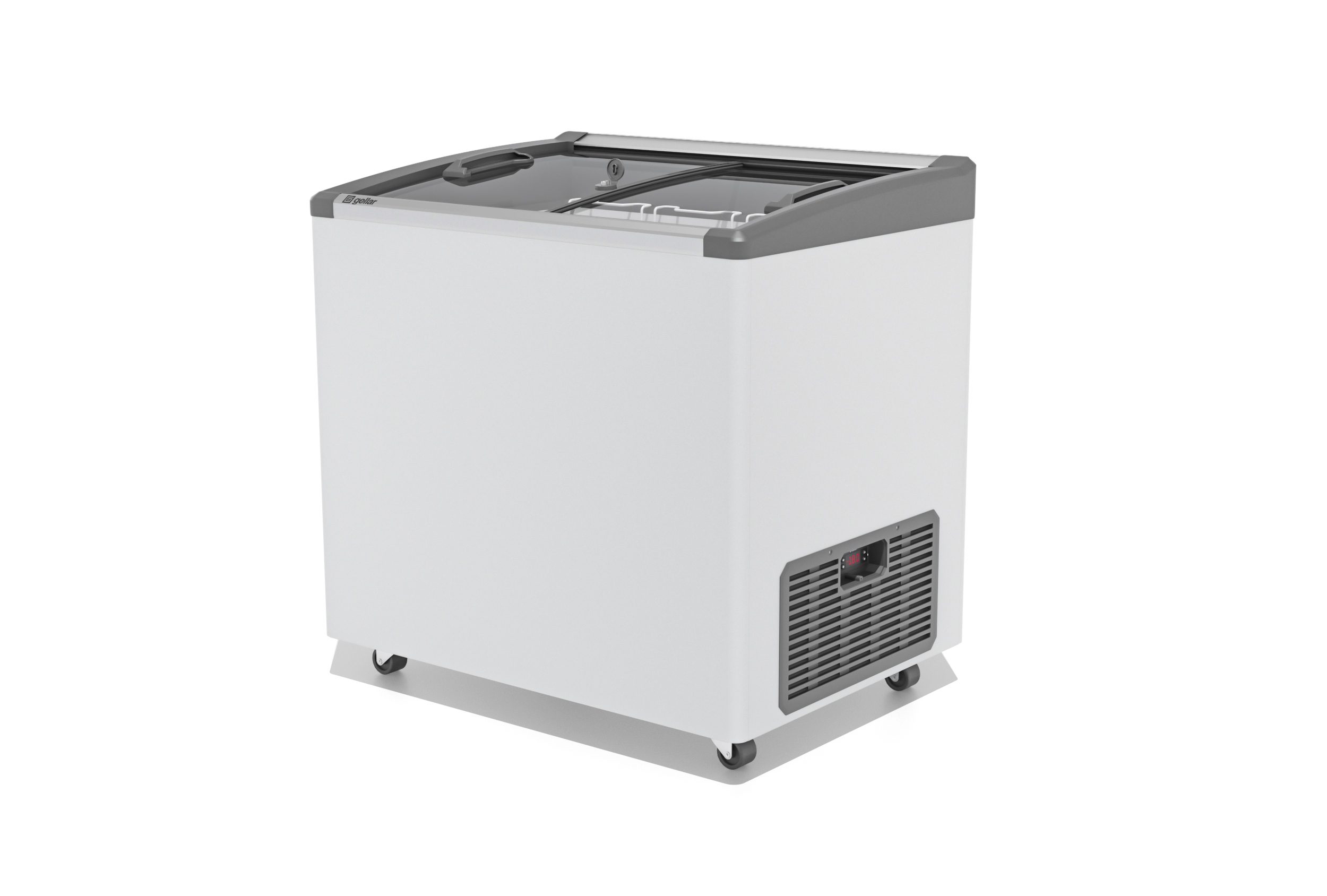Морозильный ларь Gellar FG 250 E серый V25