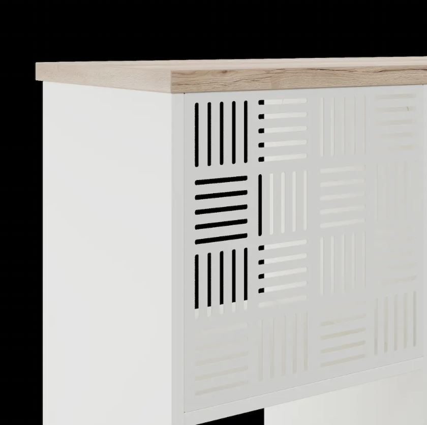 Фото Стеллажная система КОБОР SQ-4X2 white/natural 3