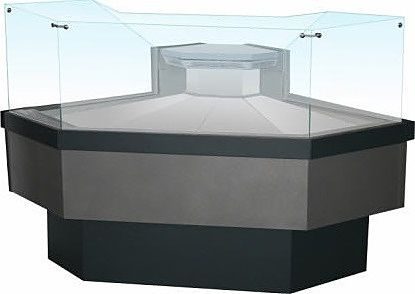 Витрина для рыбы с выносным CUBE УН90 ВС Р внешняя