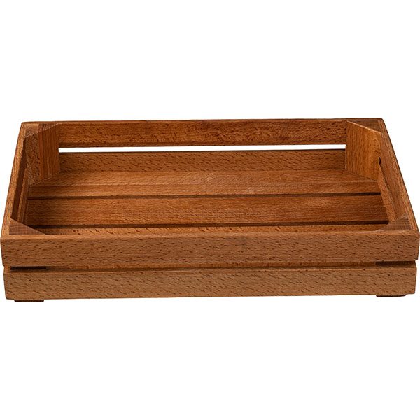 Фото Ящик для подачи PPwood L 290 мм, B 200 мм, H 50 мм, бук — арт. F611O-00N 1