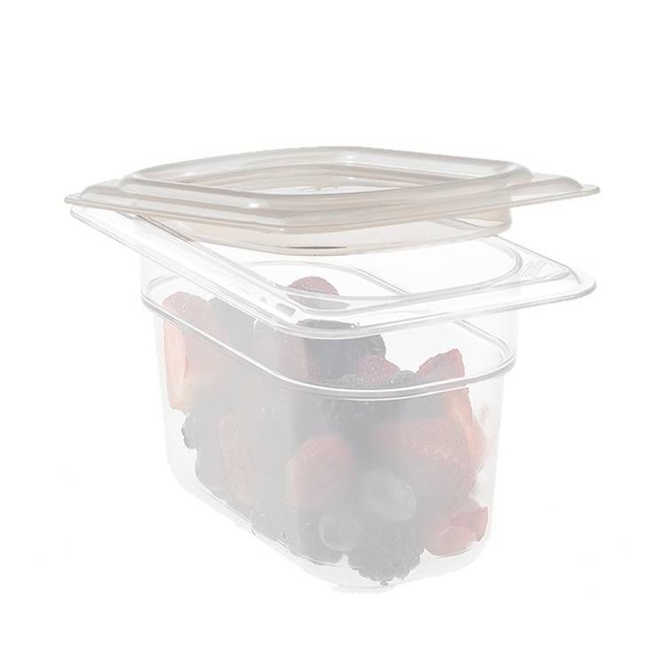 Фото Крышка к гастроемкостям Cambro GN 1/9 полиэтилен, прозрачная — арт. 90PPCWSC 438 1