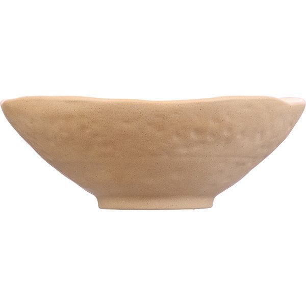 Фото Салатник Kunstwerk Grasp 870 мл, D 220 мм, H 76 мм, бежевый — арт. 20730/beige 1