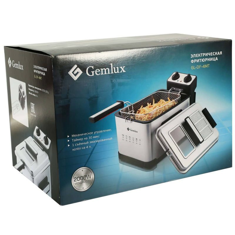 Фото Фритюрница электрическая Gemlux GL-DF-4MT 4