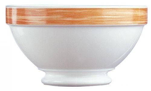 Фото Салатник Arcoroc Brush d132 мм, 510 мл оранжевый край артикул 54557 1