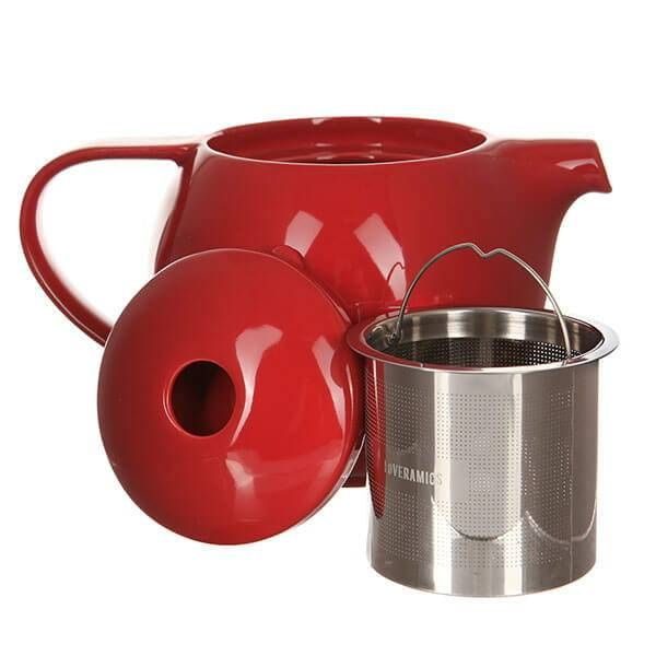Фото Чайник Loveramics с ситечком Pro Tea Teapot With Infuser 600ml Красный артикул 2