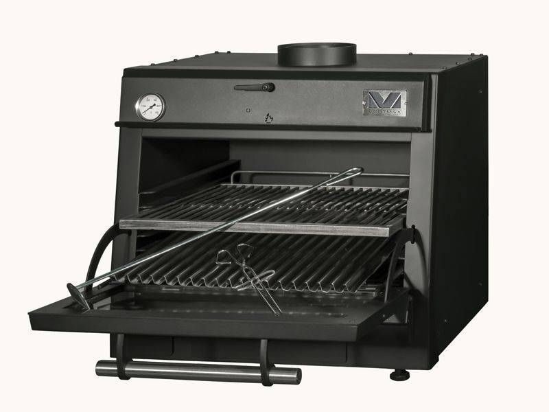 Фото Печь на твердом топливе (хоспер) Vortmax — арт. CHO 30 LUX Black 1