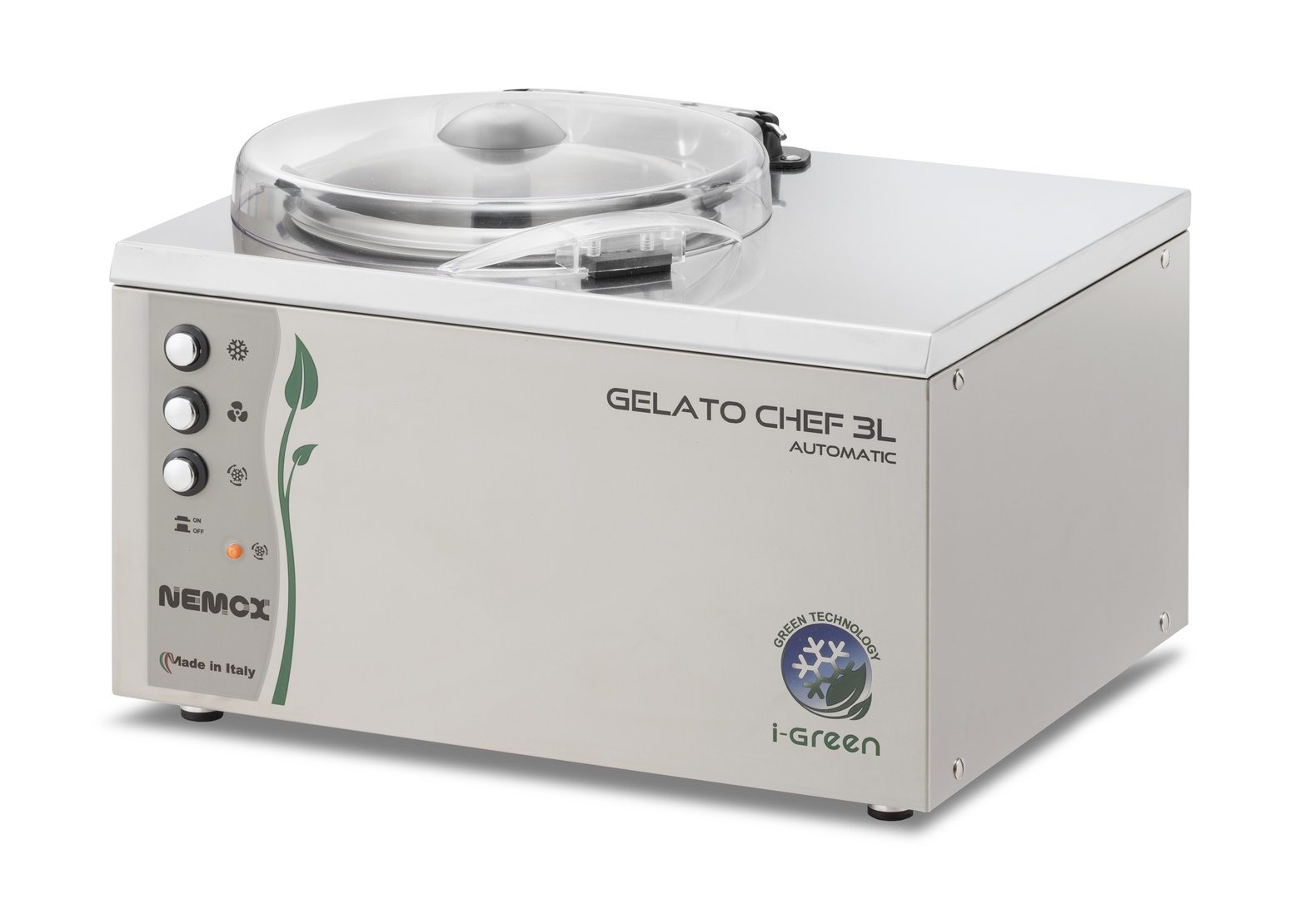 Фото Фризер для твердого мороженого Nemox en с 1 чашей 2 л — арт. Gelato Chef 3L AUTOMATIC i-Gre 1