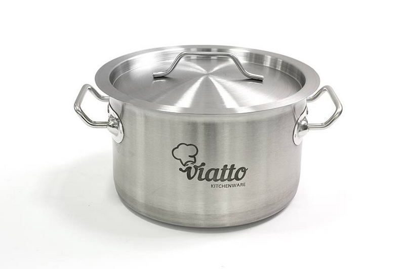 Кастрюля Viatto нерж л 101618 артикул 101618
