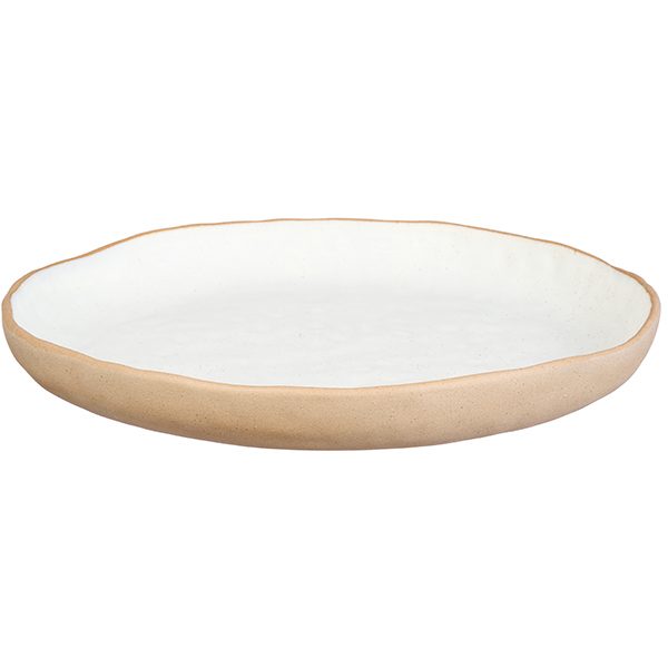 Фото Тарелка Kunstwerk Grasp D 190 мм, H 40 мм, белая — арт. 20734/white 1