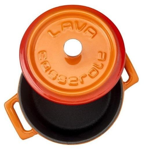 Фото Кокотница LAVA TRENDY SERIES 0,35 л, D 100 мм, H 70 мм оранжевая — арт. LV Y TC 10 K2 O 2