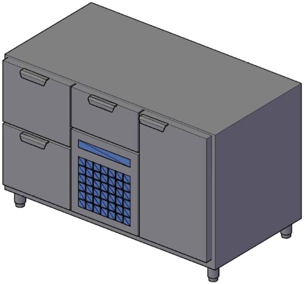 Фото Стол морозильный HappyChef — арт. TF G 2-FBR-1 без столешницы 1