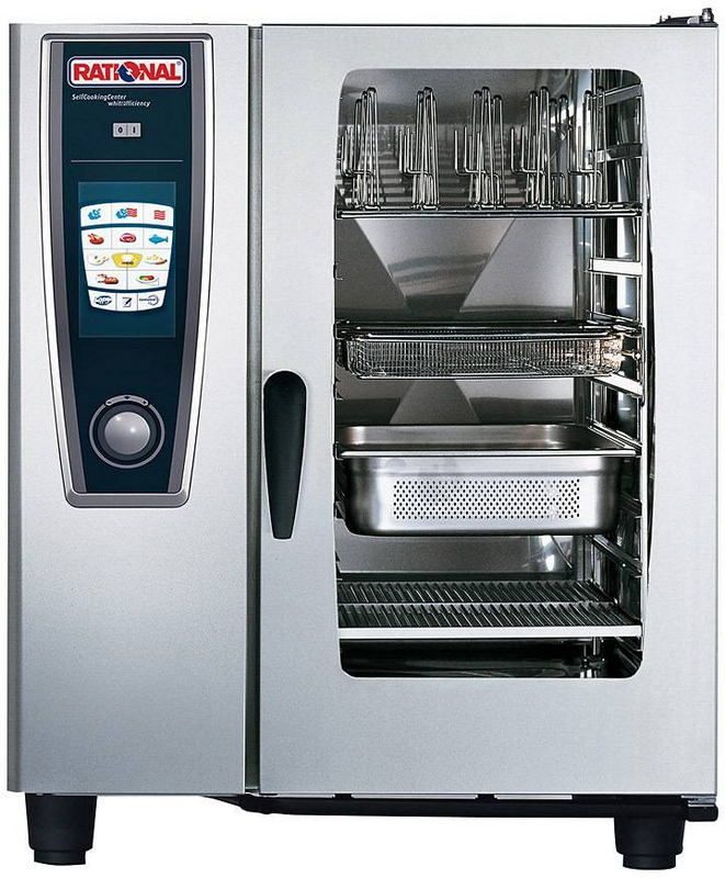 Пароконвектомат RATIONAL WE 101 СИСТ. СЛИВА ЖИРА