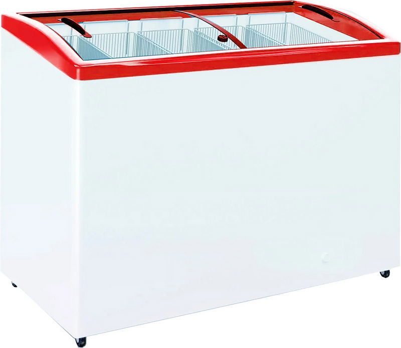 Морозильный ларь ITALFROST красный, ЛВН 400 ГR290