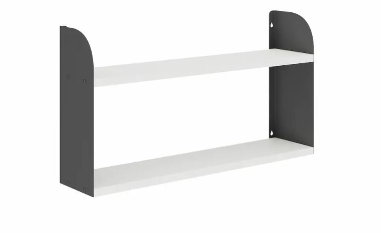 Офисная полка КОБОР S1-100/20 black/premium