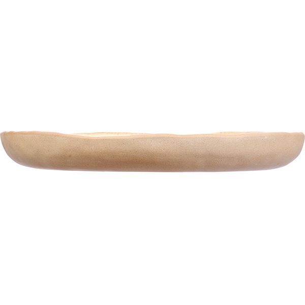 Фото Тарелка Kunstwerk Grasp D 260 мм, H 32 мм, бежевая — арт. 20724/beige 1