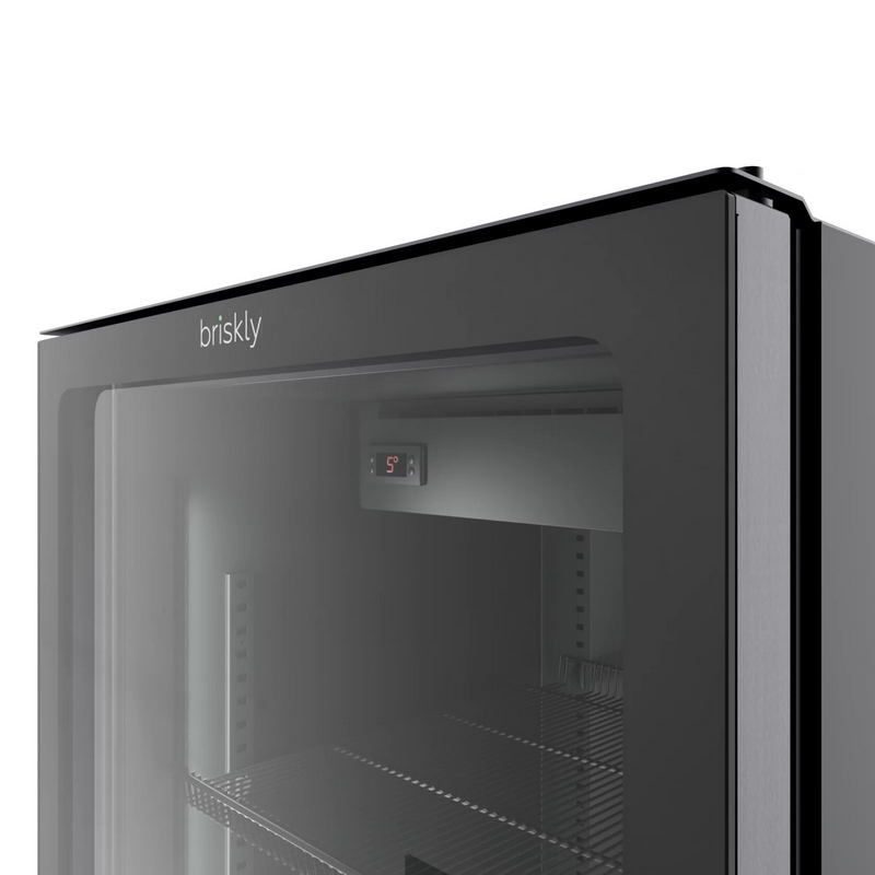 Фото Шкаф холодильный Briskly Smart 5 Ultra c безрамочной дверью (RAL 7024) 1