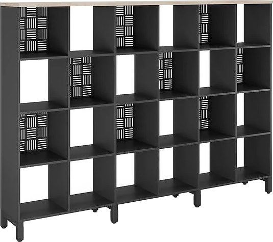 Стеллажная система КОБОР SQ-4X6 black/natural