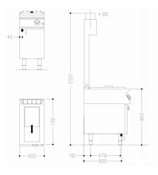 Фото Фритюрница электрическая Mareno NF74E10T 1