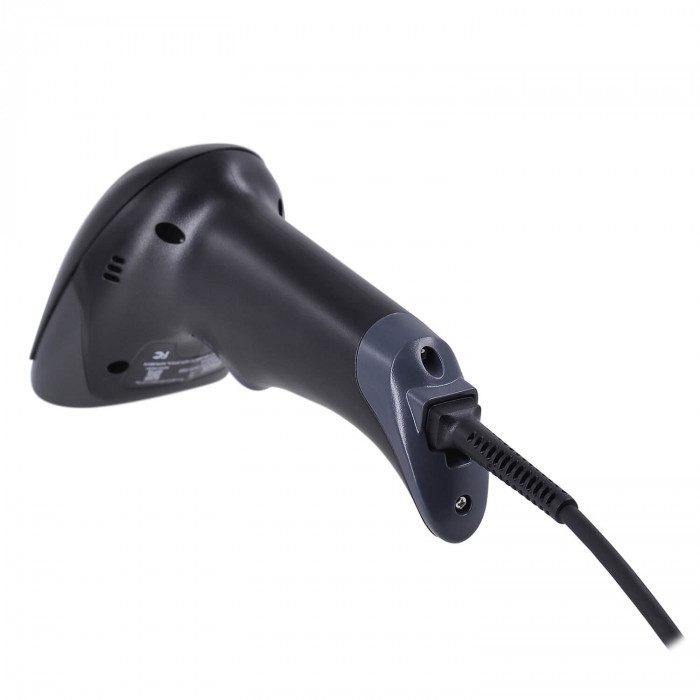 Фото Ручной сканер штрих-кодов MERTECH 2310 P2D USB, USB эмуляция RS232 black 3m cable 5