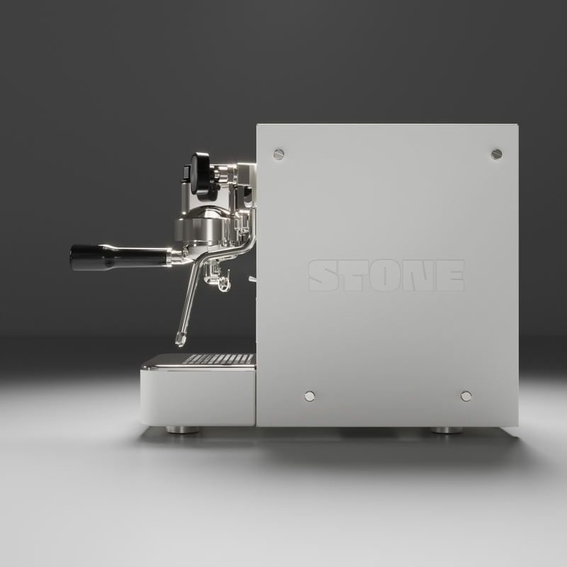 Фото Кофемашина рожковая полуавтоматическая STONE LITE WHITE полупрофессиональная — арт. 0THOMS1SN20073 2