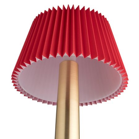Фото Светильник настольный MGline LED PINE D 135 мм, H 265 мм, красный 2