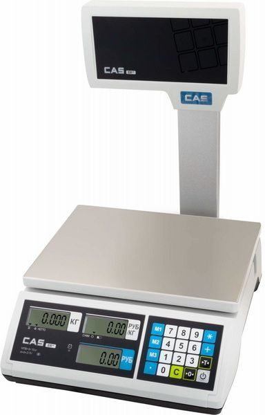 Весы торговые CAS ER JR-15CBU black body
