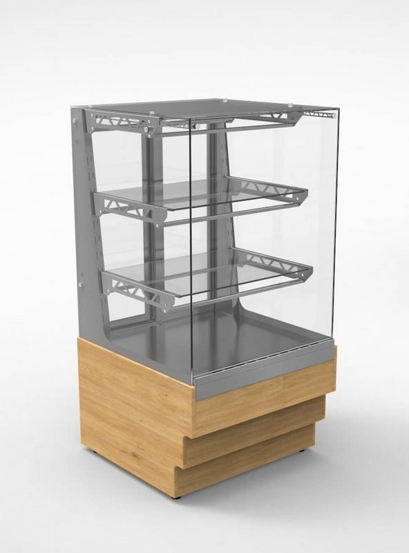 Фото Витрина кондитерская нейтральная Refettorio Crystal RKN20A закрытая (2 полки) — арт. С0000018585 1