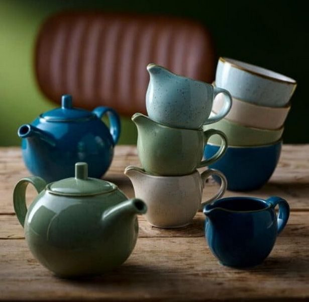 Фото Сахарница CHURCHILL Stonecast Duck Egg Blue 227 мл, D 98 мм, H 62 мм — арт. SDESSSGR1 1