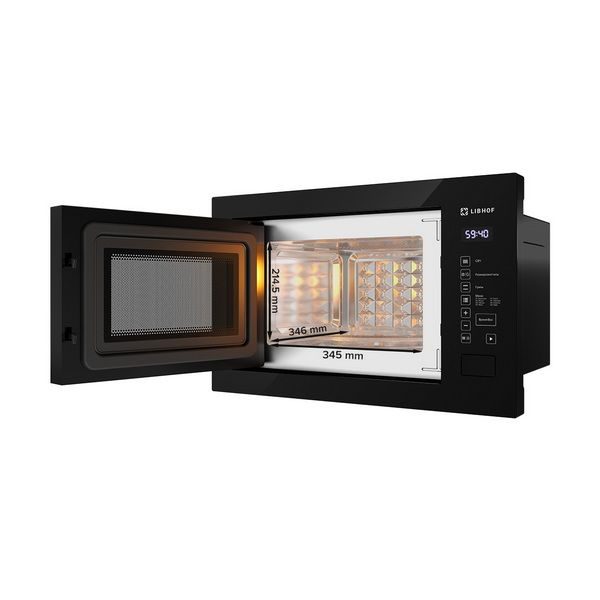 Фото Печь микроволновая встраиваемая Libhof MOS-3225 black — арт. libmos3225b 18