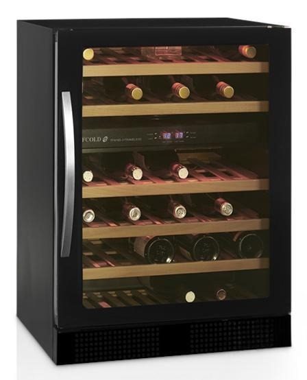 Шкаф винный TEFCOLD TFW200-2F черный
