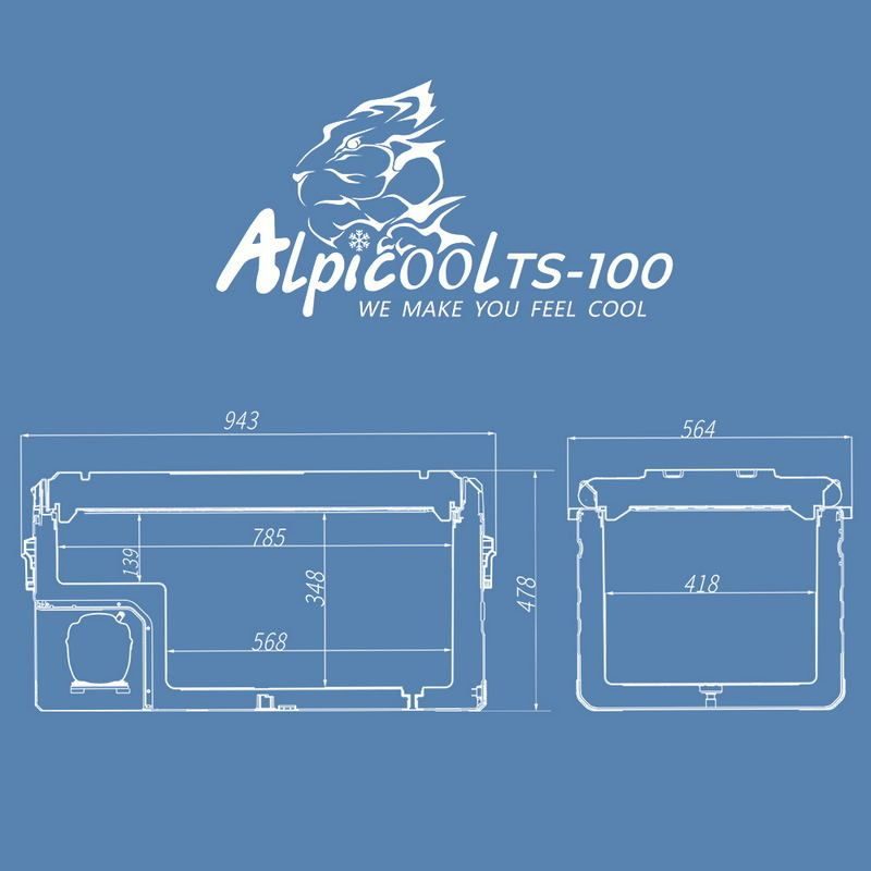 Фото Автохолодильники Alpicool TS100 (12/24) 9
