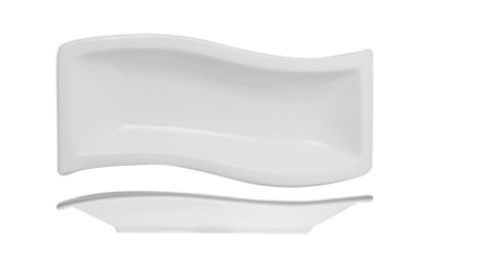 Блюдо KunstWerk Paula белое H 25 мм артикул A5881