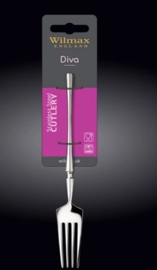 Фото Вилка десертная Wilmax Diva L 185 мм — арт. WL-999507/1B 1