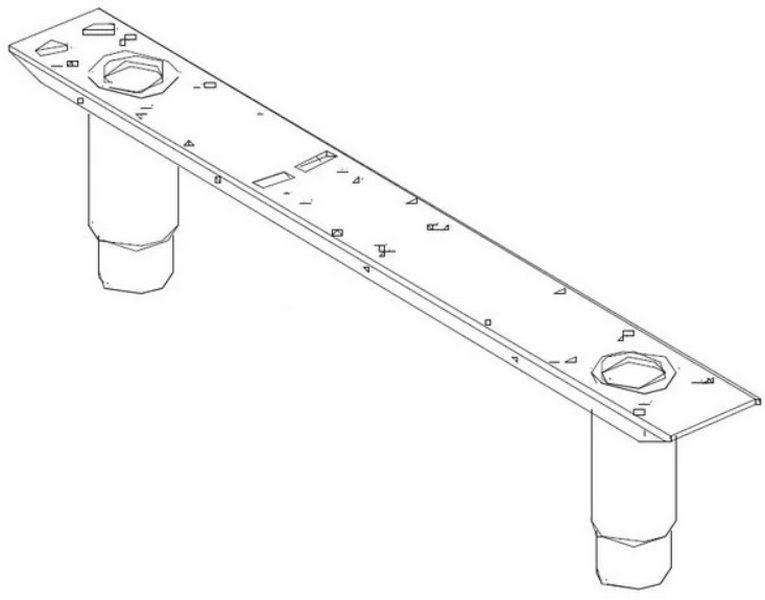 Опора UNOX KPD1020A конвекционной серии XBC