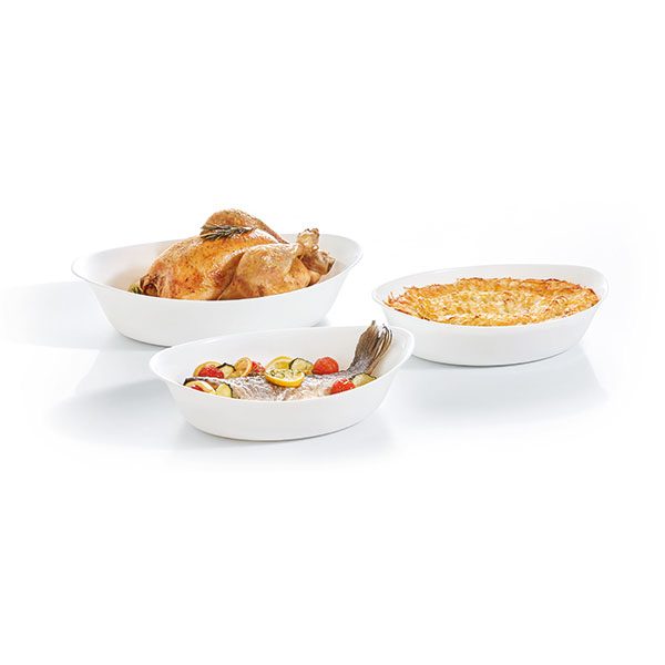 Фото Блюдо Luminarc Smart Cuisine L 320 мм, B 200 мм, H 60 мм, белый — арт. N3083 1